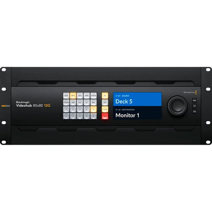 Blackmagic Design Videohub 80x80 12G Zero Latency Video Router