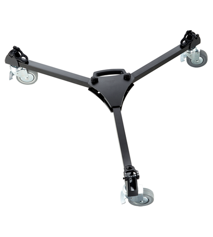 Libec LX10 Studio Two-Stage Aluminum Tripod System and H65B Head with Dual Pan Handles and Spreader Dolly