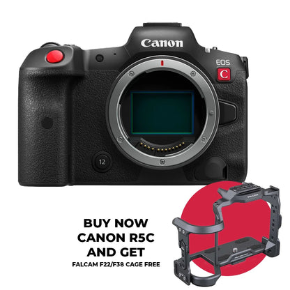 Canon EOS R5 C Mirrorless Cinema Camera (Body Only with Free Falcam F22/F38 Cage)