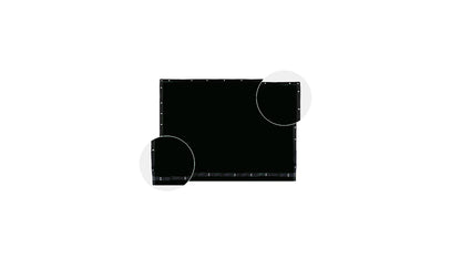 E-IMAGE MB42 Collapsible Background Black 4.0×2.4m