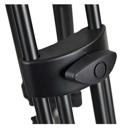 Libec LX10 Studio Two-Stage Aluminum Tripod System and H65B Head with Dual Pan Handles and Spreader Dolly