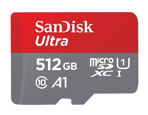 SanDisk Ultra UHS I 512GB MicroSD Card 150MB/s R, for Smartphones, 10 Y Warranty