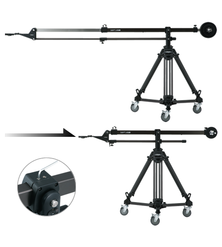 Libec JB50 Jib Arm Kit with Tripod, Dolly & Carrying Cases