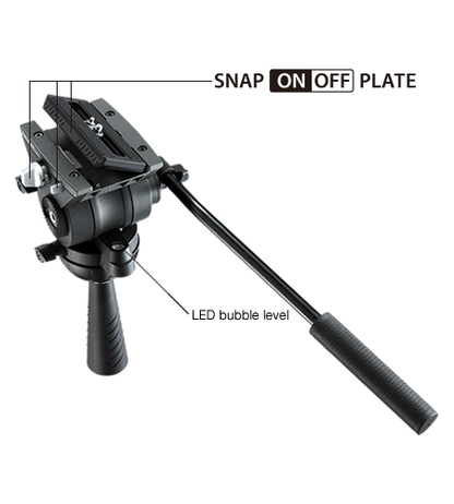 Libec TH-Z Tripod System with Mid-Level Spreader (75 mm)
