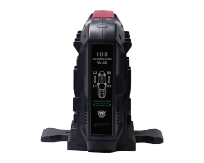 IDX System Technology VL-4X 4-Channel V-Mount Charger with Power Supply