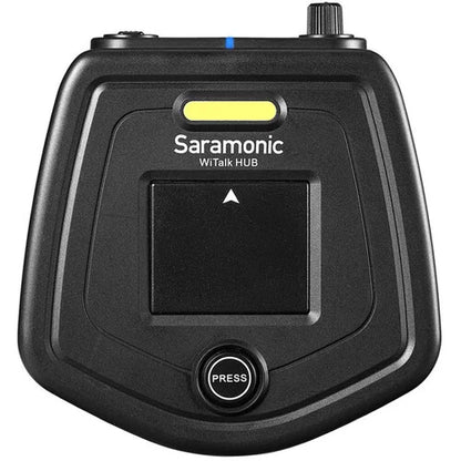 Saramonic WiTalk-WT9D 9-Person Full-Duplex Wireless Intercom System with Dual-Ear Remote Headsets (1.9 GHz)
