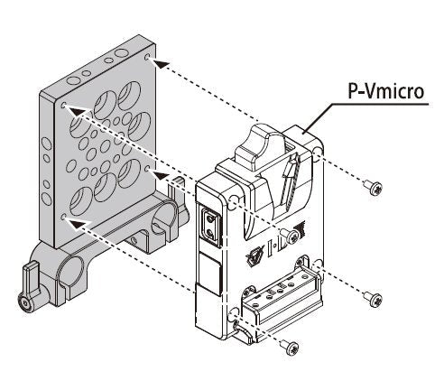 IDX A-CPMICRO Multipurpose Cheese Plate for P-Vmicro V-Mount Plate