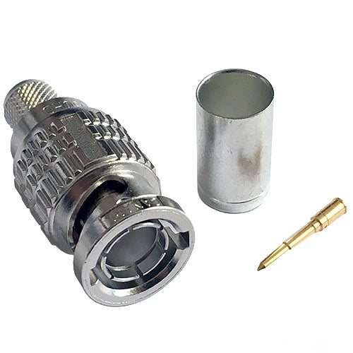Canare 75-Ohm BNC Male Crimp Connector for L-5.5CUHD Cable BCP-D55UHD